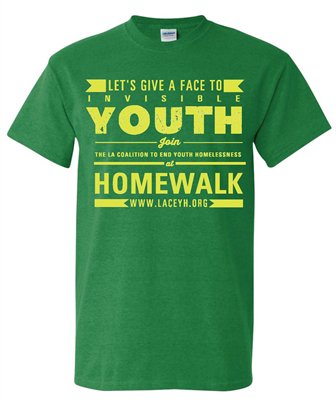 HomeForGoodLA's tweet photo. #LACEYH is wearing green to #HomeWalk in honor of Homeless Youth Awareness Month! How's your team rallying this yr? https://t.co/GONAqhQt1o