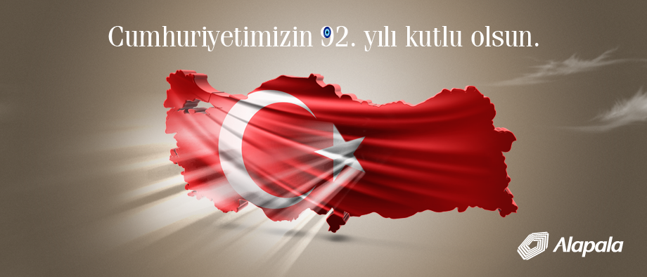 AlapalaGroup's tweet photo. Cumhuriyetimizin 92. Yılı Kutlu Olsun! https://t.co/1k8L7PzMLH