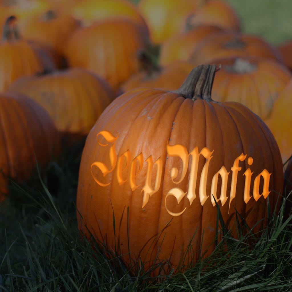 Who's excited for Halloween? What is everyone doing this weekend? #halloween #pumpkincarving #jeepmafia #jeep