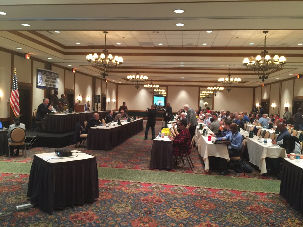 AFLCIOGeorgia's tweet photo. 53rd Georgia AFL CIO Convention kicking off! #1u #unitingforpower https://t.co/8KQU1OZxtr