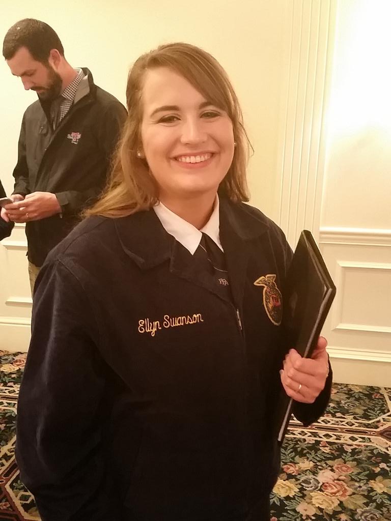 Good luck Ellyn Swanson in the national ffa job interview cde <a href="/MCWFFA/">MCWFFA</a>