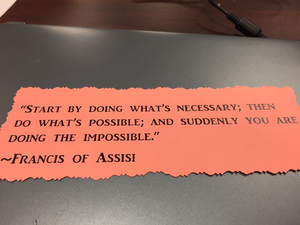 usd264sup's tweet photo. Great quote to start leadership day @swplains #modelconnectinvolve https://t.co/WIlTZzcwht