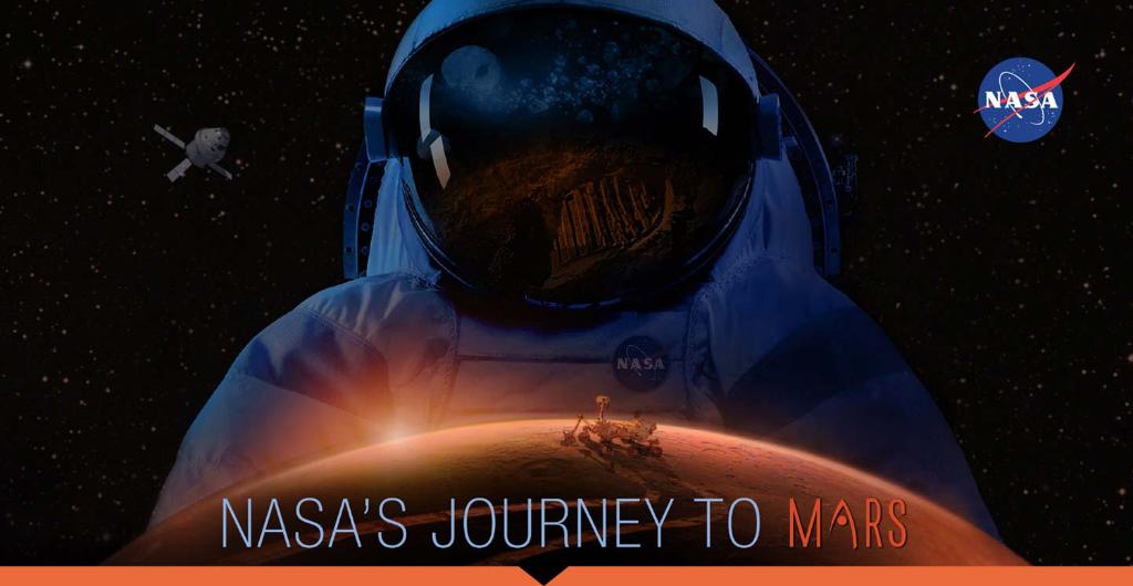 NASA's tweet image. NASA Administrator Bolden will discuss our #JourneyToMars at 10am ET. Watch live on NASA TV: go.nasa.gov/1Xyvf1U