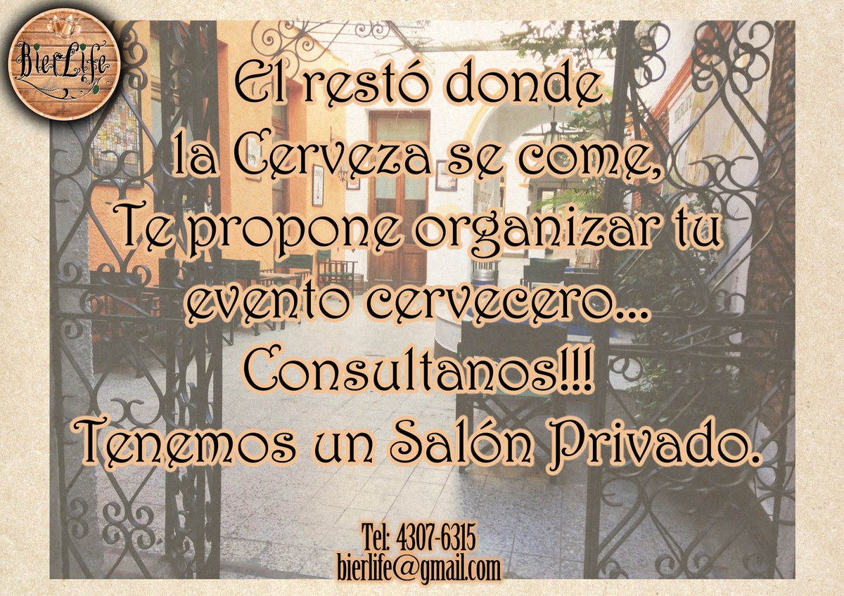 En BierLife, organizamos tu evento!!! Consultanos!!!