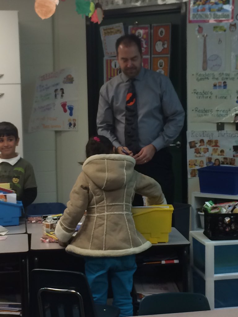 #weAreLampere . Thanks Dale, Rita , and Patrick for visiting our classroom today! We loved our pencils💖