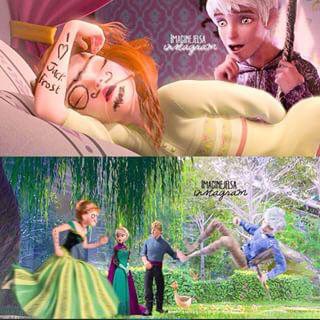 JackFrostLand's tweet image. I CAUGHT YOU! @SnowQueenSister @SnowStormElsa