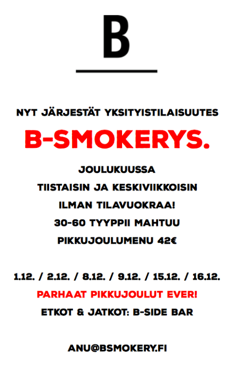 BSmokery's tweet photo. It's beginning to look a lot like FUN! 
#bsmokeryXMAS https://t.co/PoJuOv4Av4
