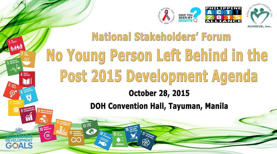 pmanyalo's tweet photo. NoYoungPersonLeftBehind in the Post 2015 Development Agenda"in Manila byACT2015 Philippines @HYSMRights @jayarian_17 https://t.co/GY4SK4dtS4