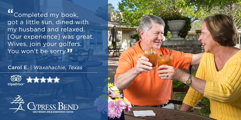 "Wives, join your golfers. You wont be sorry." - Thanks Carol @tripadvisor