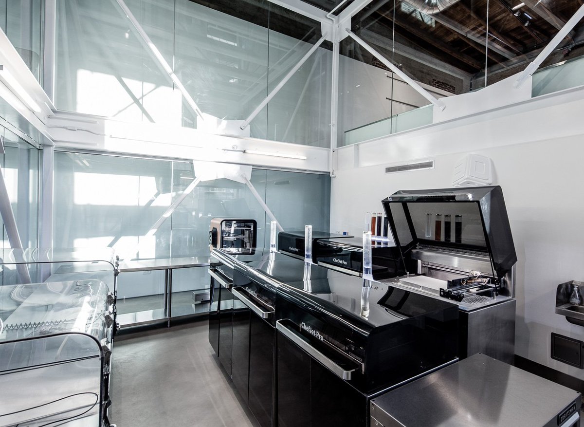 3dsystems's tweet photo. Excited to open the #3DSCulinary Lab, for cooperative learning, collaboration &amp;exploration of food #3dprinting https://t.co/h6bnwyQUxL