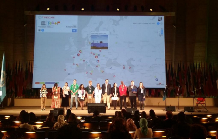 Young Rapporteurs <a href="/timescaping/">TIMESCAPE</a> their collaborative strength and global impact at <a href="/UNESCO/">UNESCO 🏛️ #Education #Sciences #Culture 🇺🇳</a> 's 9th #YouthForum in Paris