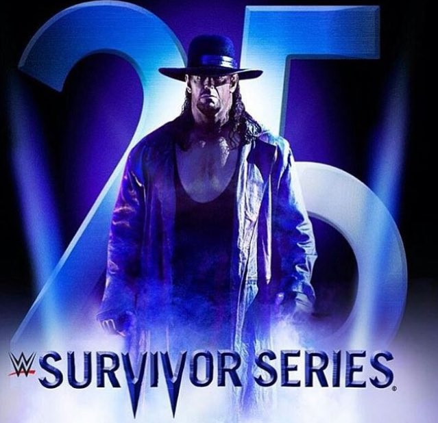 InnerN3rd's tweet photo. 25 years of the Undertaker at #SurvivorSeries!!! Can't wait!! https://t.co/5ZeUHeGeov https://t.co/aDVnntWe3P