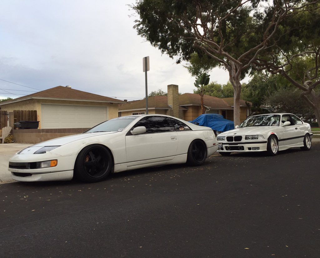 chriskuizxn's tweet photo. The #ProjectE36 with the #SlightlyModified300 ⚪️⚫️⚪️ https://t.co/QLjxX0TAua
