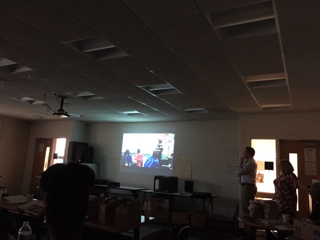 Alvarezhsprov's tweet photo. Thank you @karalee4284 and @EricButash for an inspirational morning of Blended Learning PD. #HighlanderInstitute https://t.co/l48PlbnxjH
