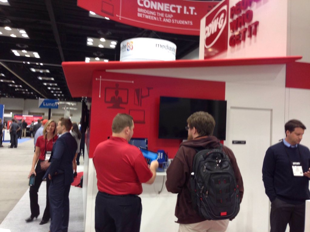 andygorski's tweet photo. @ #EDU15? #CDWCollab has solutions to connect students, professors and everyone! #CDWGetsEDU! Stop @Booth #1802! https://t.co/fGYc1kqC3c