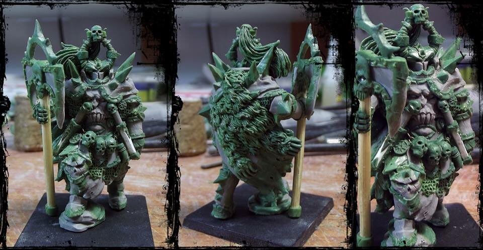 Miniatory's tweet photo. Two new stunning miniatures from Mom Miniatures #WIP #green https://t.co/HC8OMBK9B4