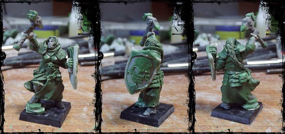 Miniatory's tweet photo. Two new stunning miniatures from Mom Miniatures #WIP #green https://t.co/HC8OMBK9B4