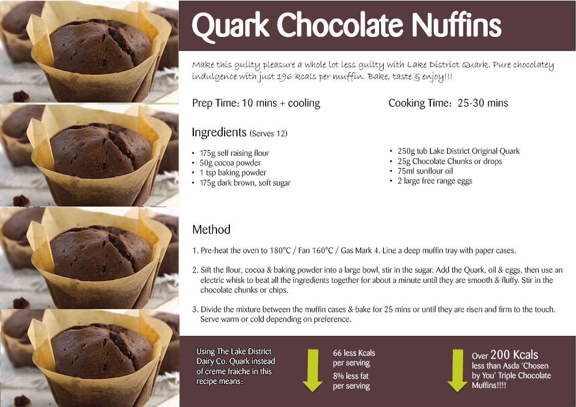 LDDCQuark's tweet photo. As featured in @SlimmingWorld try our amazing @LDDCQuark Chocolate Nuffins. Truly delicious &amp; just 196 kcals!!! https://t.co/9qNS5Sx2ch