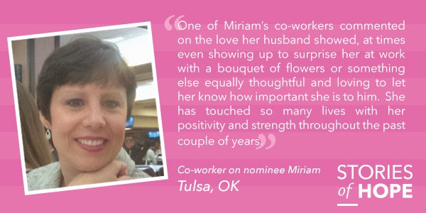 AdmiralExpress's tweet photo. Miriam's story is as beautiful as her smile. Meet our featured survivor for week 3. https://t.co/BrtAQIjM33 https://t.co/fpvHarZMog