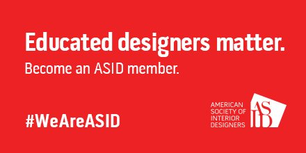 Join ASID to access industry tools and resources to support personal growth. #WeAreASID bit.ly/1M064xk