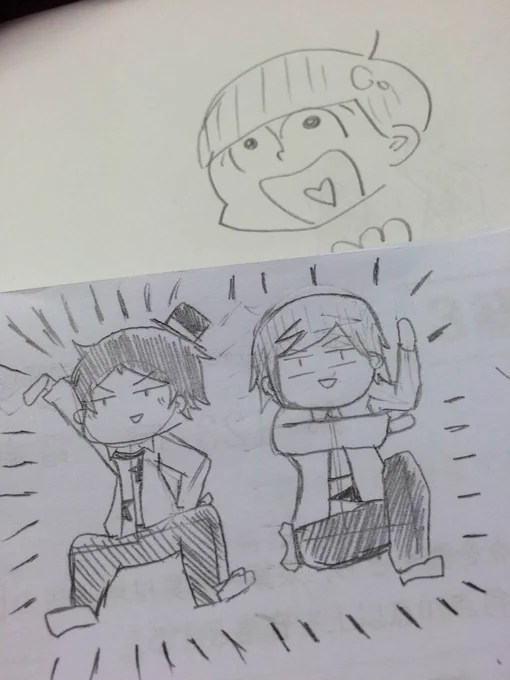 友達に描いてっていわれて
描いたけどあまりにも酷かったからヤケクソで礼央音と佐久間でやり過ごした
今日のサボりシリーズ( ˘ω˘) 