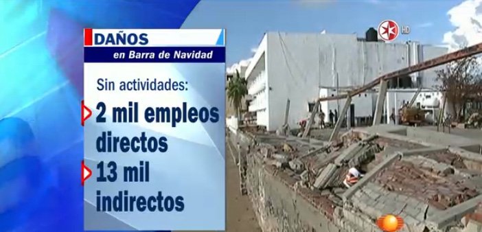 nmas's tweet photo. #Ahora en #PrimeroNoticias Reporte desde Barra de Navidad, #Jalisco: Recuento de daños por #Patricia https://t.co/vxVzMPkV3a