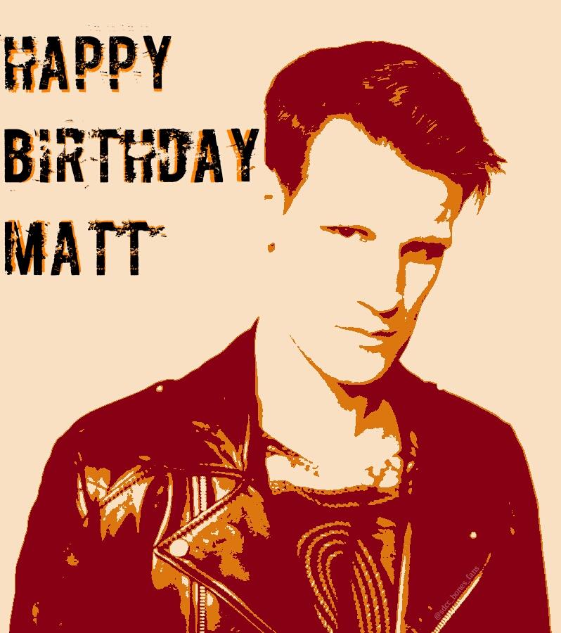 Happy birthday to the very sweet and talented Matt Smith!!  