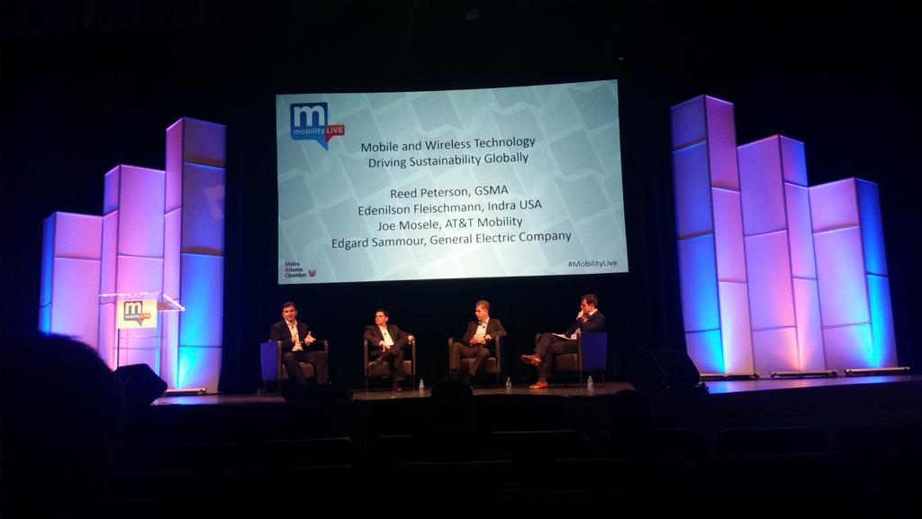 #MobilityLIVE Keynote panel <a href="/GSMA/">GSMA</a> Reed Peterson moderator