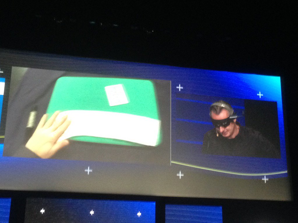 CelineDaubresse's tweet photo. #HRTechWorld @marcotempest #illusion shows us how technology can shape the future... https://t.co/eDLkbbYpAy