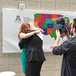 TheNRMP's tweet photo. .@uamedphx awarded for #Match2015 Match Day video! Congrats! https://t.co/roaLqvOWDr #meded #gme https://t.co/U26tXFsatz