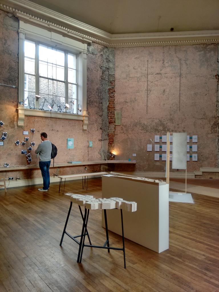 briainmoriarty's tweet photo. Last few days of the @DescArch  exhibition. The location is very, very nice. Call in! #irishdesign #architecture https://t.co/qmim2VfybB