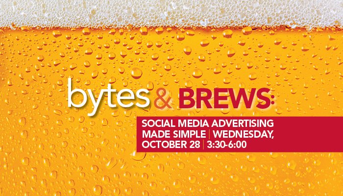 RegisterMedia's tweet photo. T-30 minutes until our sold-out Bytes & Brews seminar begins! We'll be live tweeting tips using #BytesandBrews. https://t.co/WS5ob0O8O6