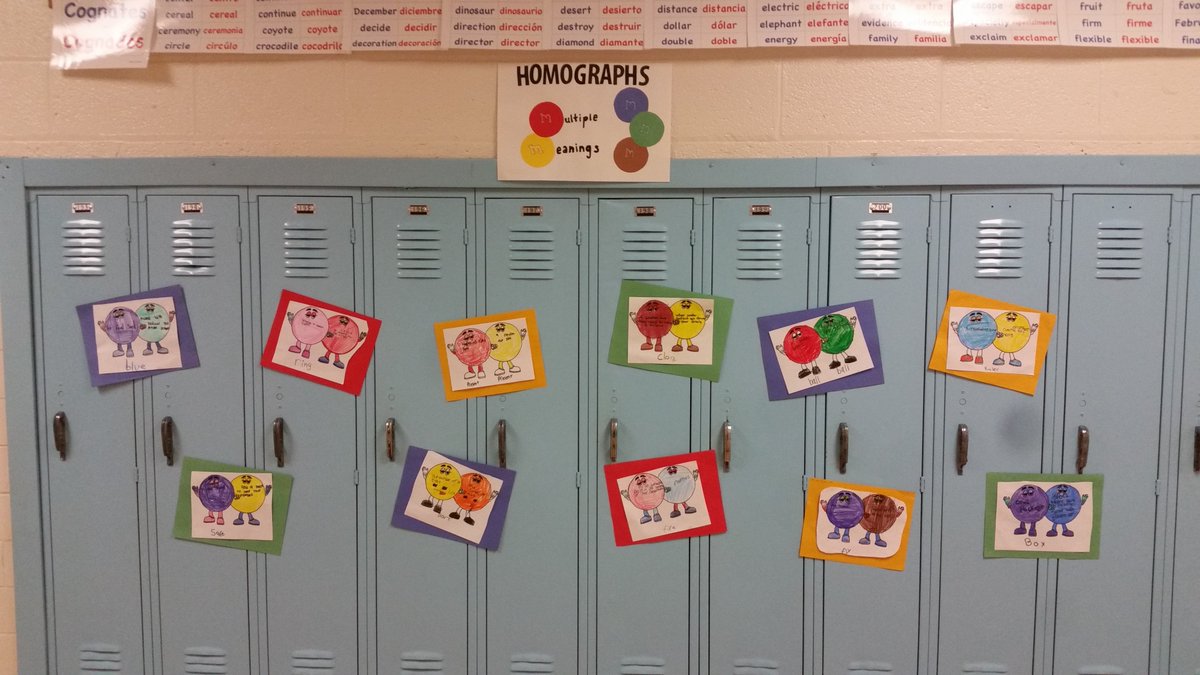 BilResource's tweet photo. Learning about M&amp;Ms - multiple meaning words (homographs). https://t.co/Sg3XOT9EJA