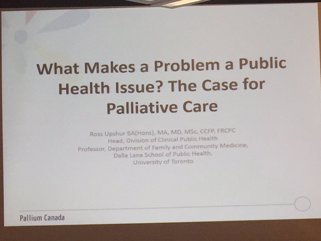 Kathykm's tweet photo. .Bridging the clinical world with the public health world @upshur_ross @palliumcanada #CCsym2015 https://t.co/pT4fQbCmAZ