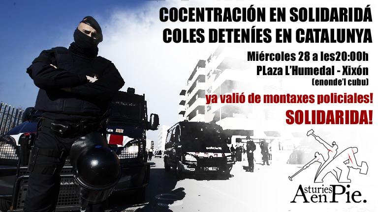 SestaferiaCS's tweet photo. Urxente: solidaridá en Xixón escontra la represión en Catalunya  @asturiesenpie https://t.co/UyFXYdkIDF