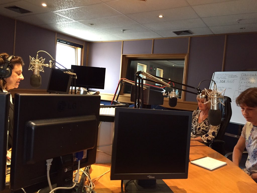 sharon_sampson's tweet photo. In studio yesterday with Classic FM team talking @FAPSouthAfrica have you followed them?Hope so #art #FAPSouthAfrica https://t.co/dG5eQPsfMC