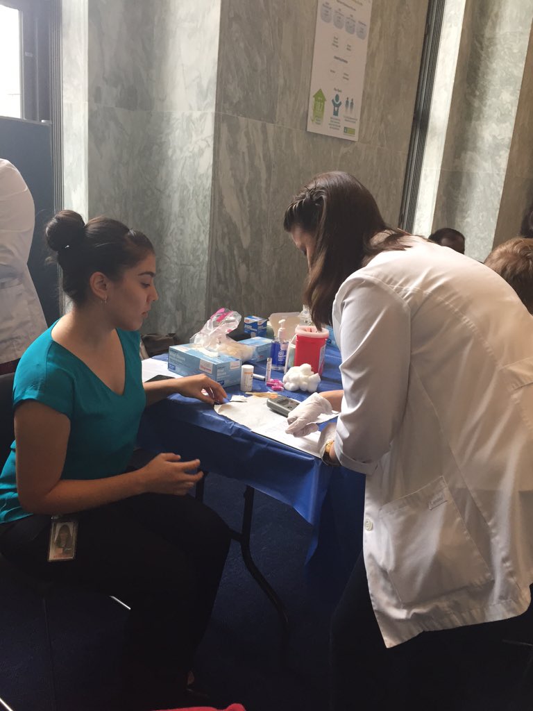 pharmacists's tweet photo. Blood glucose screenings. #hillhealthfair https://t.co/cvt2gkzDTe