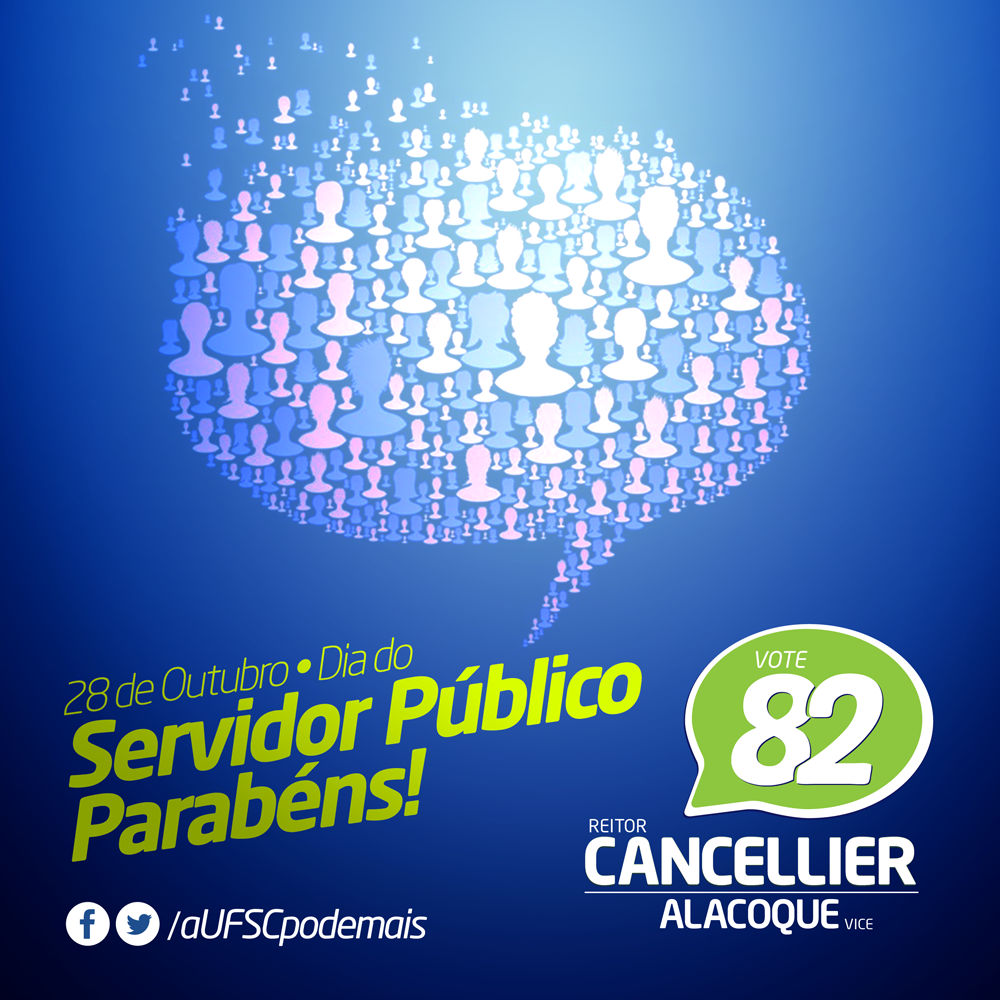 AUFSCPodeMais's tweet photo. Parabéns pelo seu dia, Servidor Público. #UFSC #aUFSCpodeMais https://t.co/FrGRSBNqdg