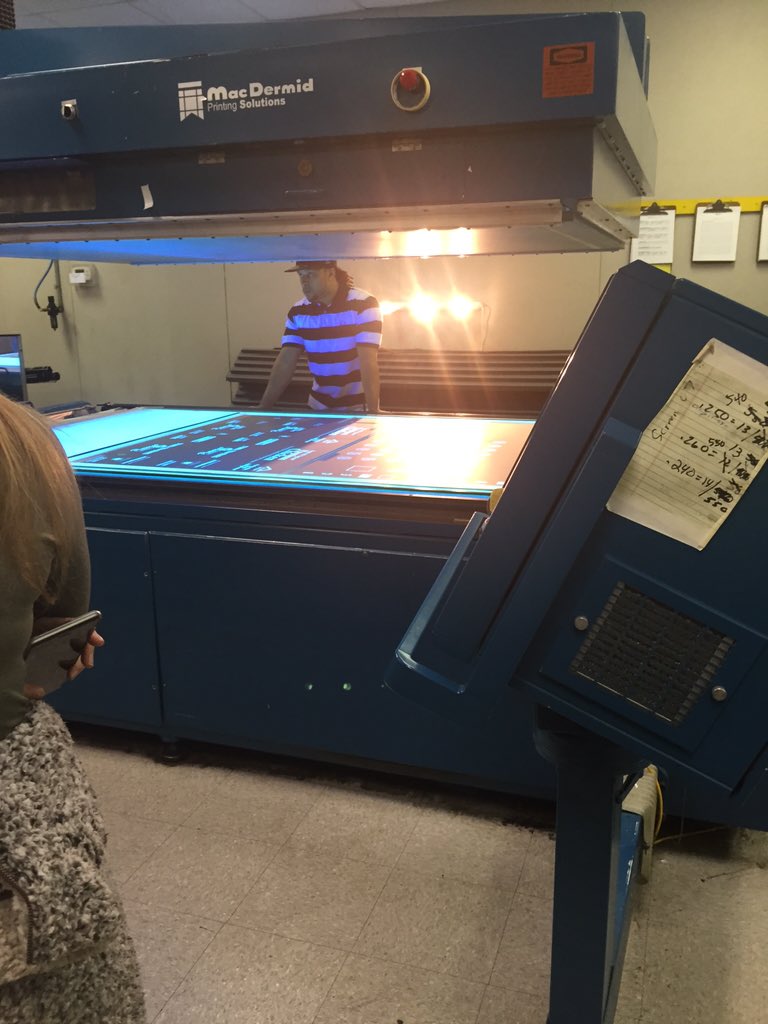 _maggiepayne's tweet photo. So much plate making fun!! @ClemsonGC #gcflexo #gc406 https://t.co/yox9YAolvb