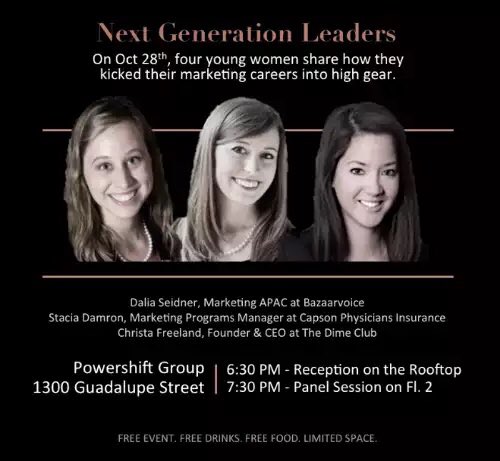 Our founder <a href="/christafreeland/">CS Freeland</a> is sitting on a panel today to talk about marketing trends... Check it out: