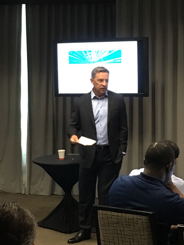 gallifreyan's tweet photo. Matt Mills, president of @mapr , kicking off #BDE2015 in Dallas https://t.co/u9D2Cowk2e