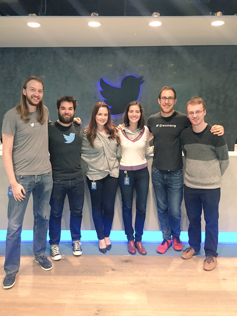 RebeccaW's tweet photo. Took 3 days to coordinate diaries but we finally got a photo of the #CFGConf @TwitterUK dream teamπ @CodeFirstGirls https://t.co/3vZWUtIEWs