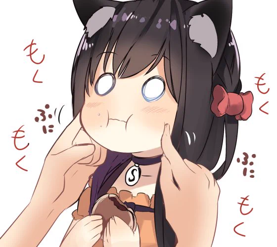 @blue0cat0 頬っぺたぷにぷにしたいとのことでしたので。私もしたい。 
