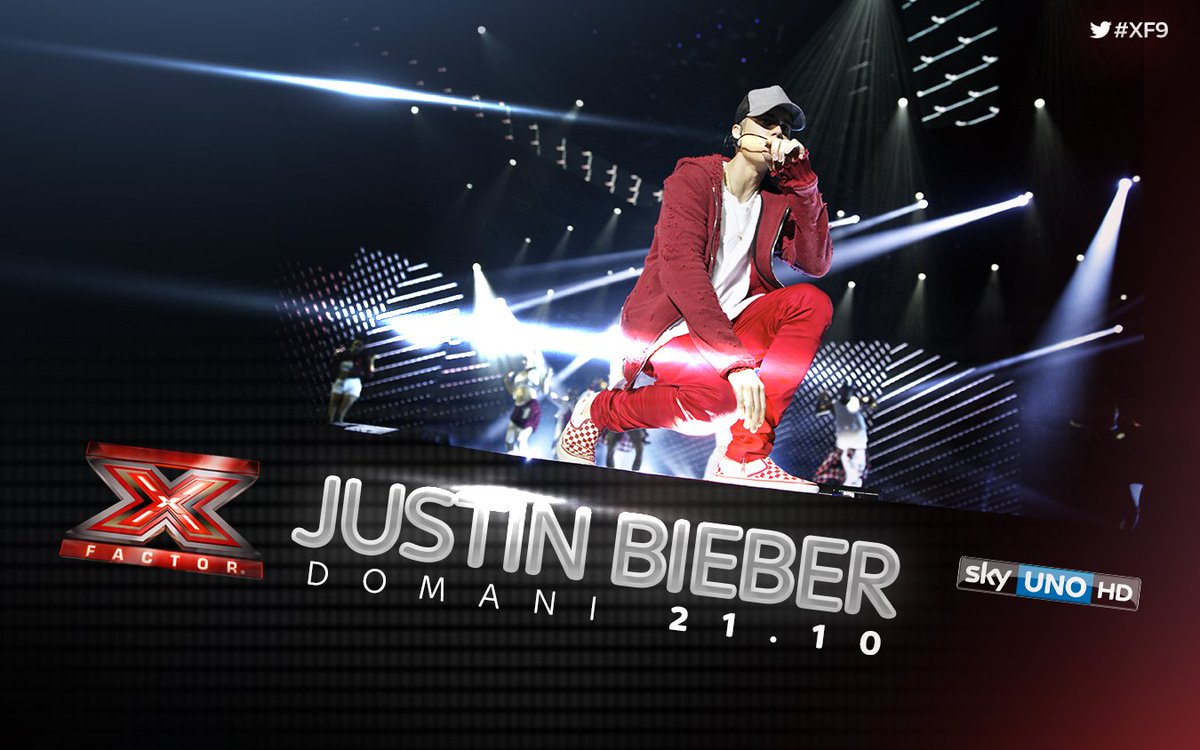 XFactor_Italia's tweet photo. Domani sera @justinbieber aprirà il secondo Live alle 21:10! RT se siete pronti! #XF9 #XF9LovesJustin https://t.co/oshWnT0C0w