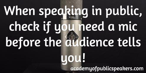 Andy_OSullivan's tweet photo. When #PublicSpeaking check if you need a mic before the audience tells you!
#presentations #communication https://t.co/g3WOegmMfP