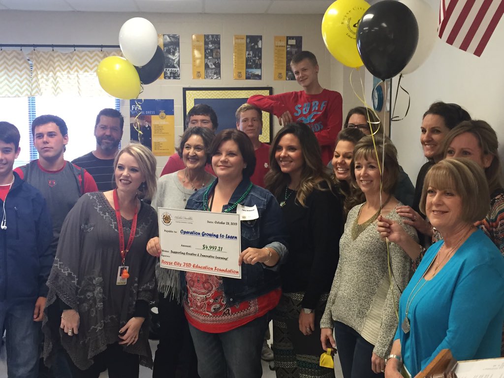 RoyseCityHS's tweet photo. Congrats to this year's grant winners!!! https://t.co/fBulqKx5Gn
