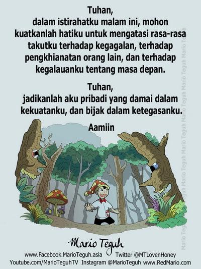 Katakanlah Aamiin atau Retweet, jika doa malam ini adalah doa Anda juga. Love you! 😊😊😊