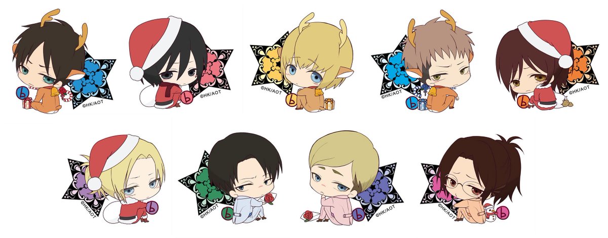 進撃の巨人グッズ調査兵団 ネオウィングで予約開始 進撃の巨人 ボッチくん アクリルチャーム クリスマスver T Co Sa7tiilwhe T Co Ck1oqjv4ot Twitter