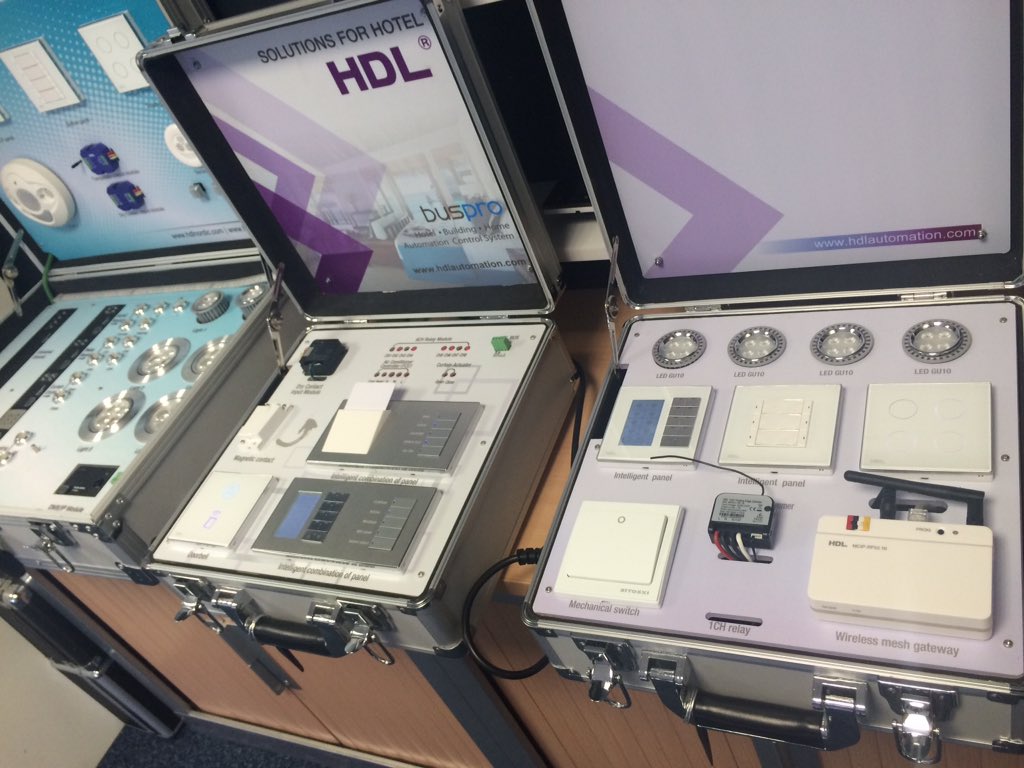 Our cases for #training demonstrations for #hotel #knx #wireless #smartbuilding #homeautomation #interior #avtweeps