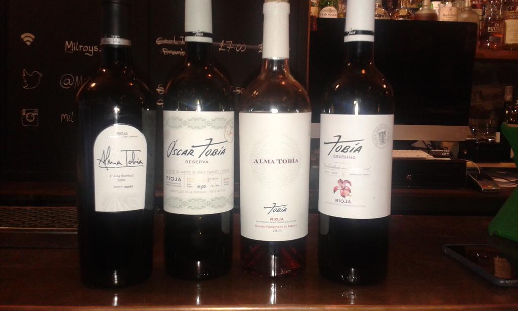 coe_alastair's tweet photo. @BodegasTobia tasting @Milroys amazing wine the Graciano was tasting particularly well. https://t.co/YLjQTpbzt6